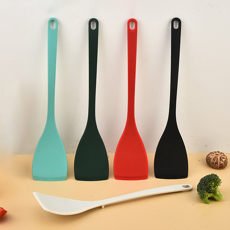 Okonomiyaki Spatula - 2 ชิ้นซิลิโคนไม้พายพลั่ว Turner Nonstick ทําอาหาร Spatula