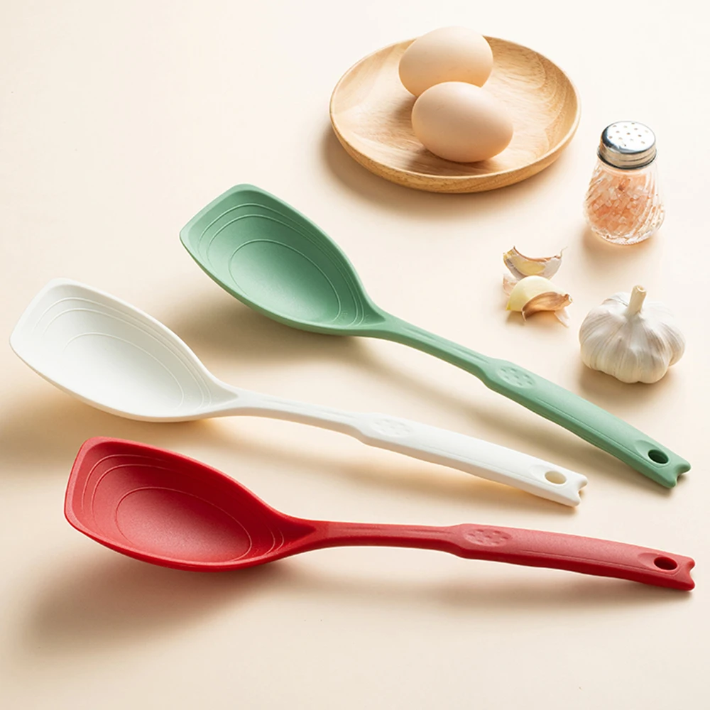 Okonomiyaki Spatula - ช้อนซิลิโคน Multi-use Hold สบาย Non-SLIP Round
