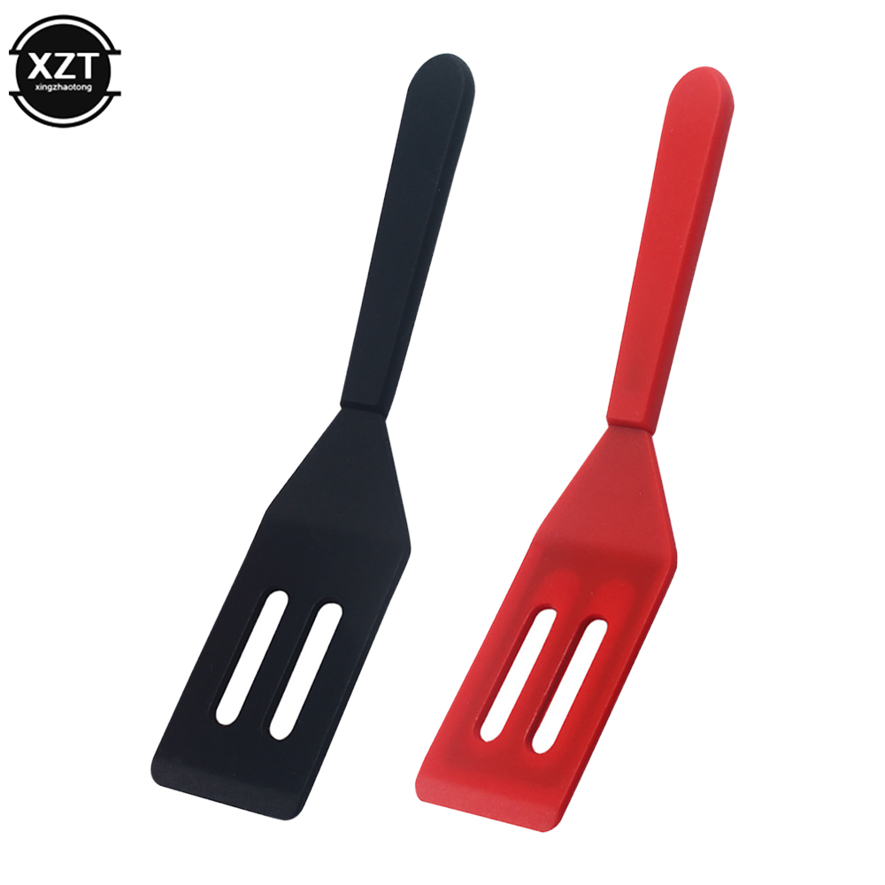 Okonomiyaki Spatula - ซิลิโคนเกรดอาหาร MINI Spatula Non-Stick กระทะช้อนสําหรับทอดไข่สเต็กไม้พายเบเกอรี่เครื่องมือทําอาหารอุปกรณ์ครัว
