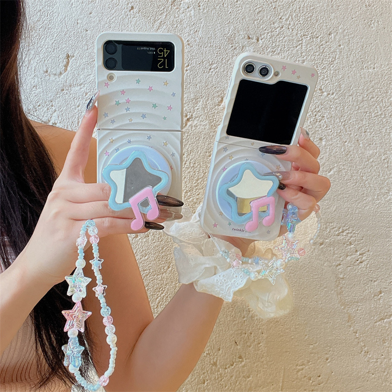 Taco Stand Holder - เคสโทรศัพท์แม่เหล็กลายดาวน่ารักสไตล์เกาหลีสำหรับ Samsung Galaxy Z Flip 8