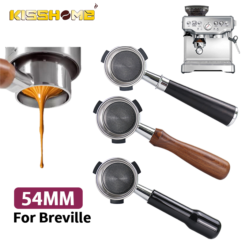 Breville Espresso Bes870 - พอร์ทาฟิลเตอร์แบบไม่มีฐานขนาด 54 มม. สำหรับเครื่องชงกาแฟ Breville Sage