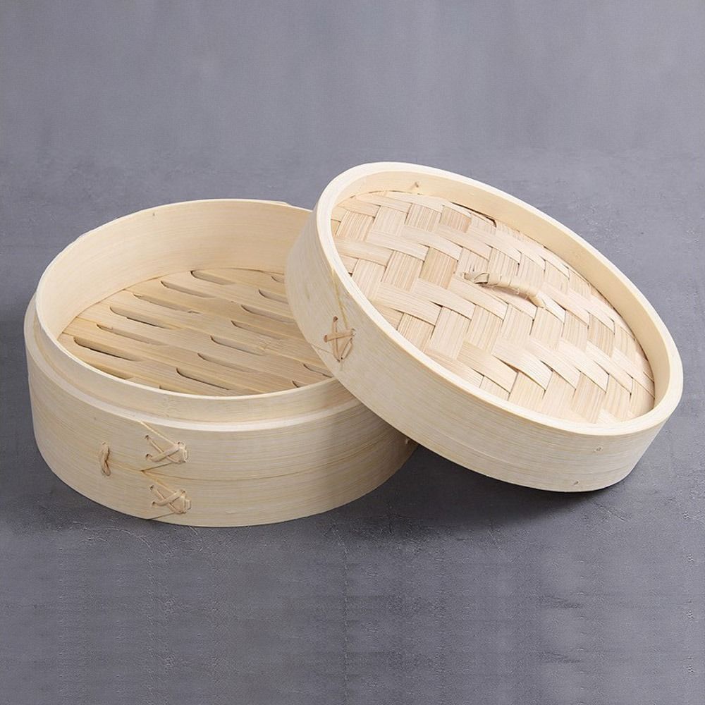 ซึ้งนึ่งจีน ซึ้งนึ่งไม้ไผ่มีฝา - Bao Steamer Bamboo บทวิจารณ์และราคา
