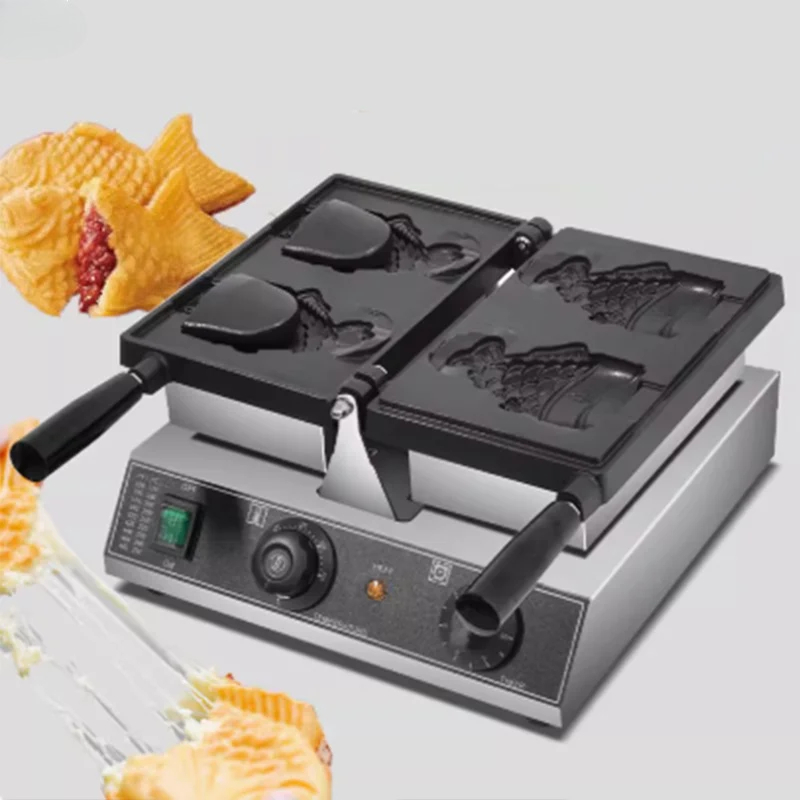 เครื่องทำขนมไทยากิรูปปลาแบบเปิ - Waffle Cone Maker บทวิจารณ์และราคา