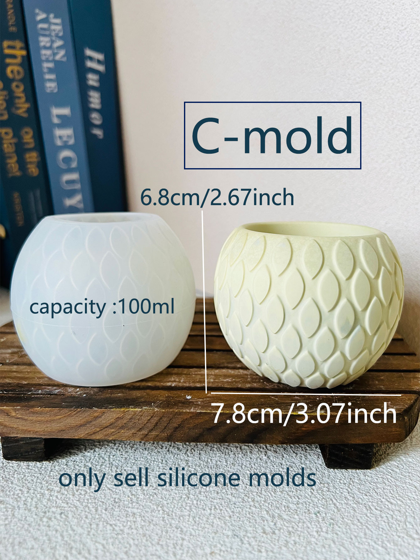 แม่พิมพ์เชิงเทียนซีเมนต์ลายปลา - Potsticker Mold บทวิจารณ์และราคา