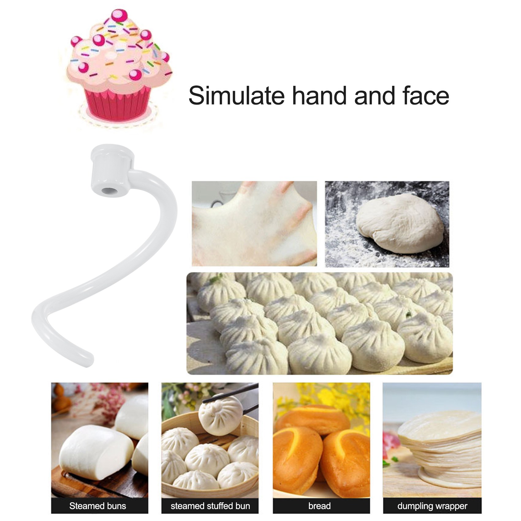 อุดมคติ #   หัวตีแป้งแบบเกลียว - Kitchenaid Mixer Pro 600 บทวิจารณ์และราคา