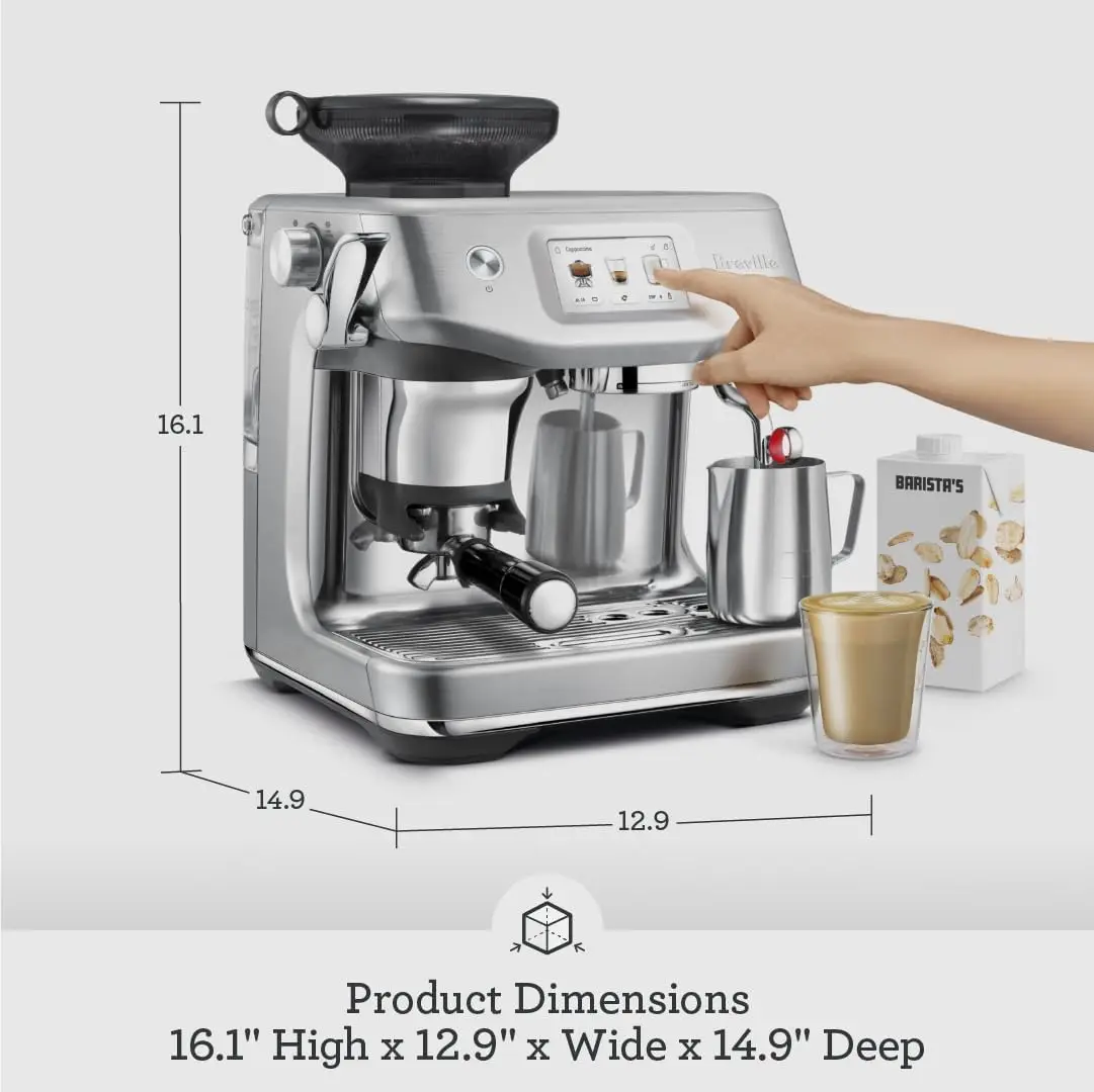 เครื่องชงกาแฟ Breville Barista - Breville Espresso Barista Touch บทวิจารณ์และราคา