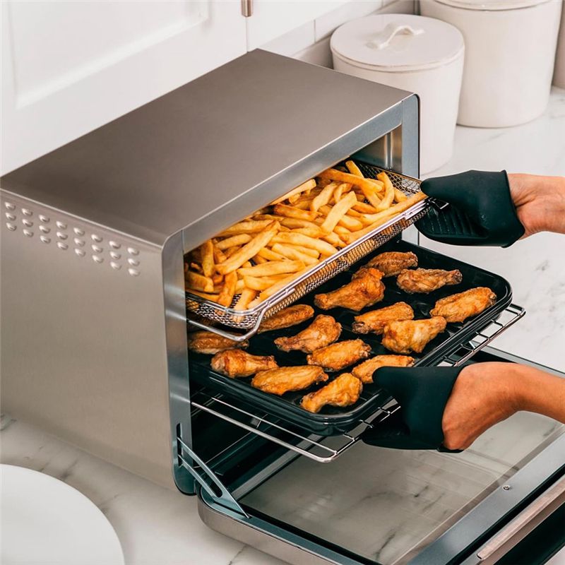 【คุณภาพสูง】ตะกร้าเตาอบทอดแบบไร - Ninja Air Fryer Dt201 บทวิจารณ์และราคา