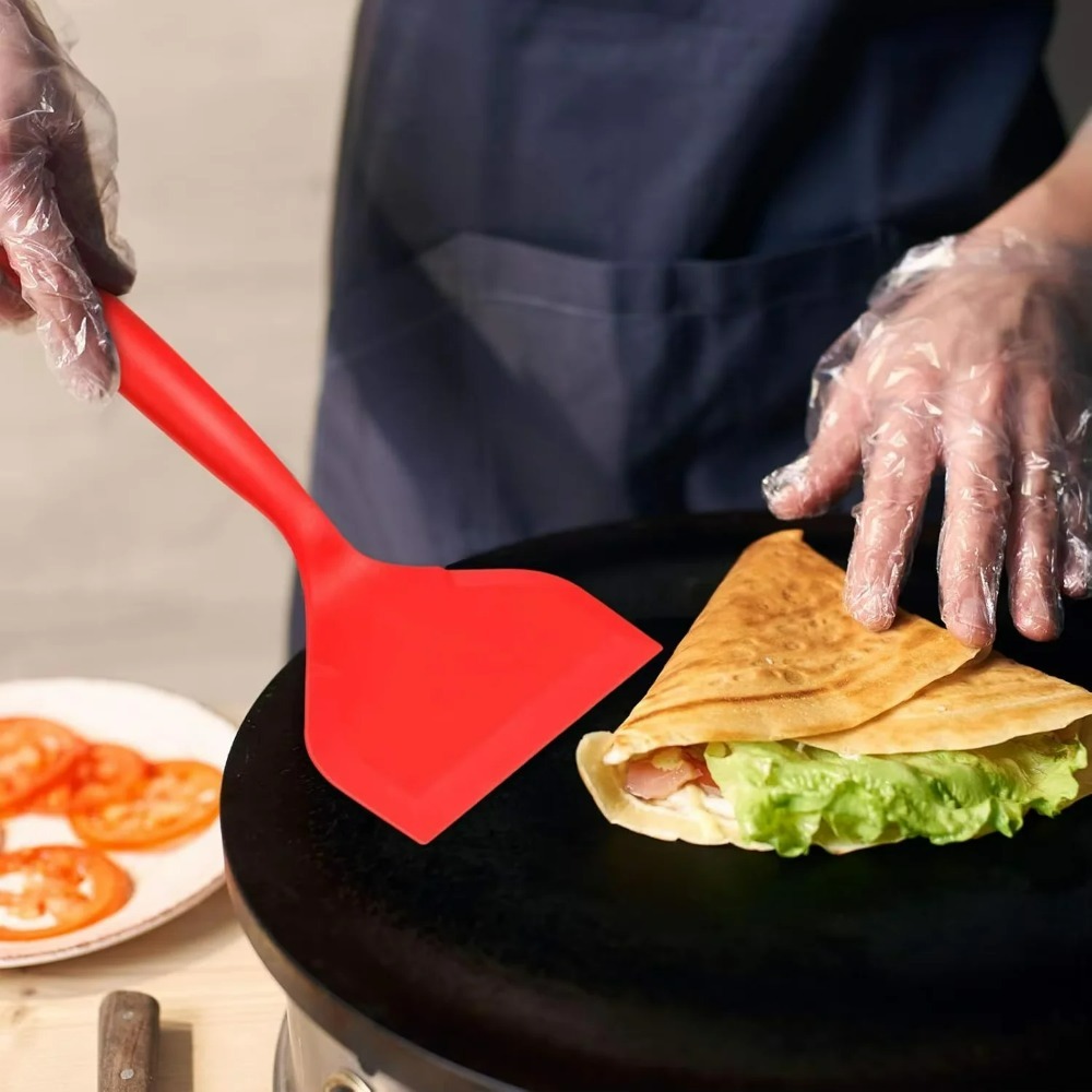 ตะหลิวซิลิโคนสำหรับทำแพนเค้ก ต - Okonomiyaki Spatula บทวิจารณ์และราคา