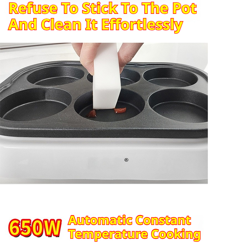 ไฟฟ้าเครื่องทําทาโกะยากิย่างไข - Mini Pancake Griddle บทวิจารณ์และราคา