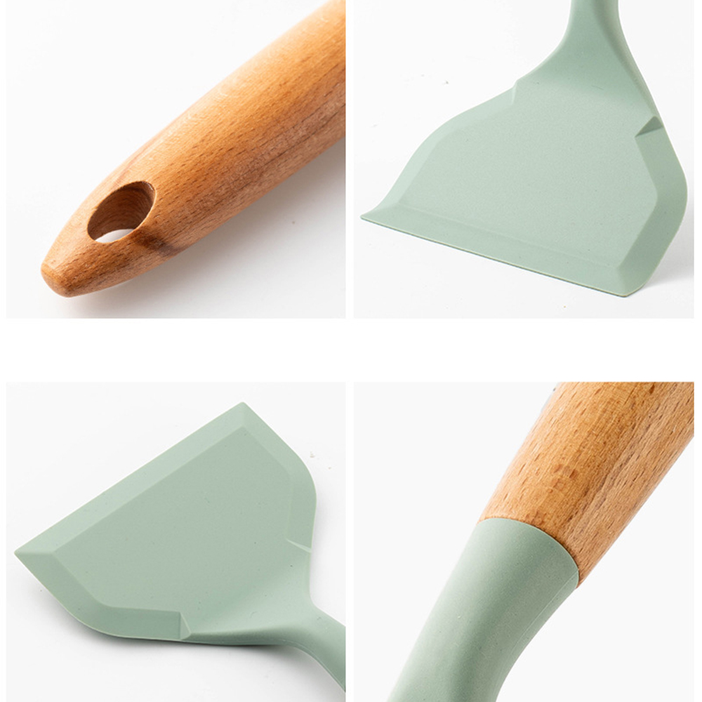ซิลิโคนเกรดอาหารอุปกรณ์ทําอาหา - Okonomiyaki Spatula บทวิจารณ์และราคา