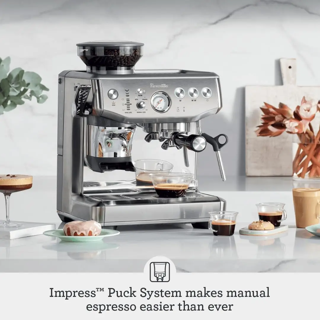 เครื่องชงกาแฟ Breville Barista - Breville Espresso Barista Express บทวิจารณ์และราคา