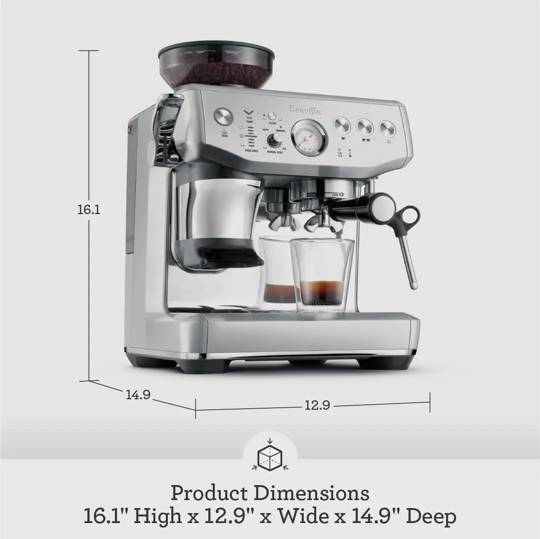 เครื่องชงกาแฟ Breville Barista - Breville Espresso Barista Express บทวิจารณ์และราคา