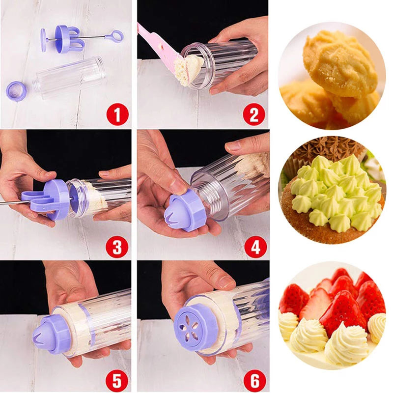 BOZZH DIY คู่มือ Cookie Press  - Churros Maker Gun บทวิจารณ์และราคา